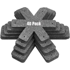 Cedilis Set of 40 Pan and Pot Protectors, Thick Felt Cookware Protector for S...