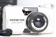 Olympus mju Zoom 105 Infinity Stylus 35mm Vintage Film Camera w/ case Japan 3294