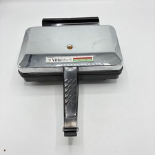 Vtg VillaWare Prima Pizzelle Baker Model 5000-NS Non Stick Italian Cookie Tested