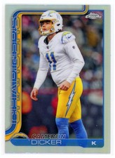 2025 Topps Chrome Refractor Cameron Dicker Los Angeles Chargers #162