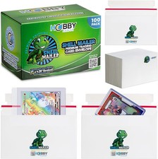 100 Pack Shell Mailer Trading Card Envelopes by Hobby Armor, 7" x 4.35" Trading