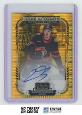 2025-26 O-Pee-Chee Platinum Rookie Auto Seismic Gold Donovan Sebrango /25 #R-SE