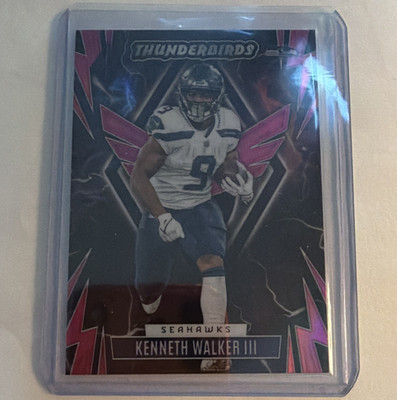 Panini Phoenix Thunderbirds Kenneth Walker III Pink /175 #TB-KWIII Seahawks