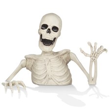 3 Ft. Halloween Groundbreaker Skeleton, Giant Scary Outdoor Yard Decoration