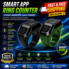 Smart APP Ring Counter Digital Display Bluetooth Tally Counter with Vibration
