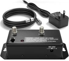 THE CIMPLE CO Antenna Amplifier Kit, Digital TV Signal Booster with Coax,... 