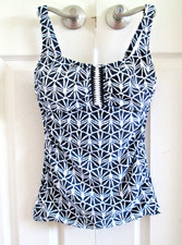 PROFILE BY GOTTEX SWIM BATHING SUIT TANKINI TOP ONLY SMALL 34 D CUP