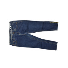 Miss Me Women's Size 30 Mid-Rise Crop Skinny Blue Jeans Dark Wash Ankle Zip