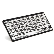 Logickeyboard LargePrint Bluetooth Wireless Mini Keyboard