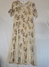 Vintage Starina Whimsigoth Floral Maxi Dress