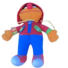 Vintage Playskool Sesame Street Ernie Plush 14  Dress Me Up 1989