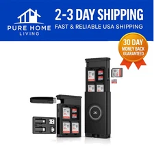 Travel-Ready High-Speed SD Card Reader with Charging Cable - Versatile Use