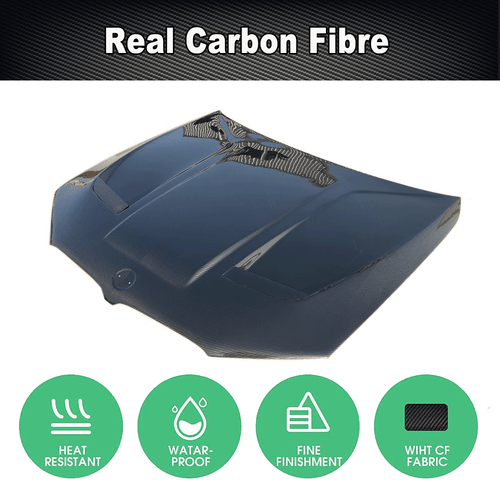 Capó delantero de carbono DRY entrada de aire ventilación para BMW M5 F90 LCI 2018-2024 - Imagen 10 de 13