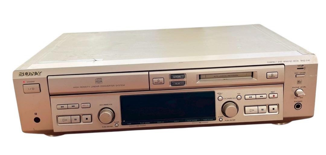 Sony MXD-D40 CD to MiniDisc MD Recorder Player Deck compact disc 