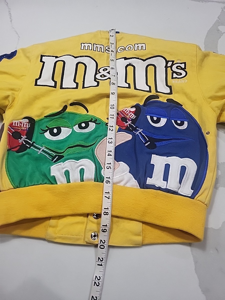Vintage M&M's Racing JH Design Nascar Unisex Jacket Size Youth