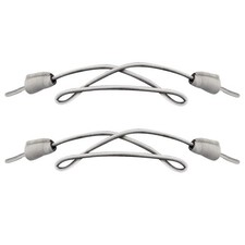 Endoto Shoelaces for Hey Dude Elastic Strings Replacement Laces Shoes Grey