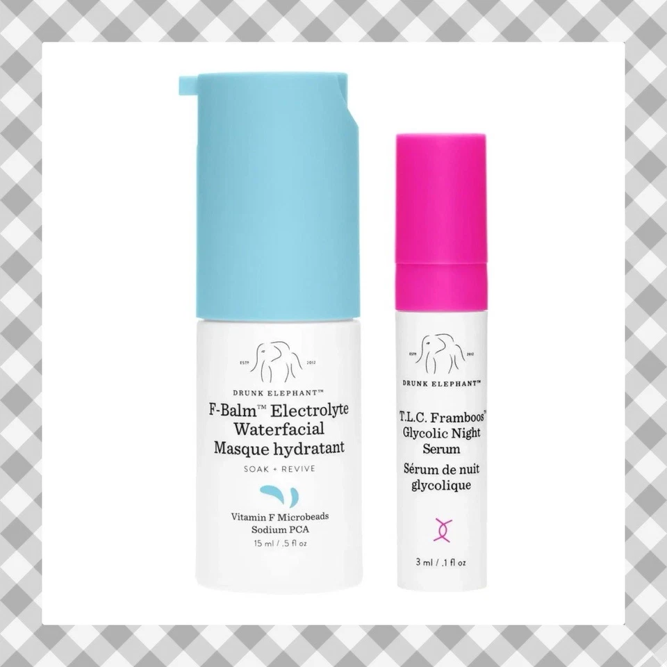 Drunk Elephant F-BALM Electrolyte Waterfacial 0.5oz 15mL & TLC Framboos •BNIB•🎁 - Image 2 of 4