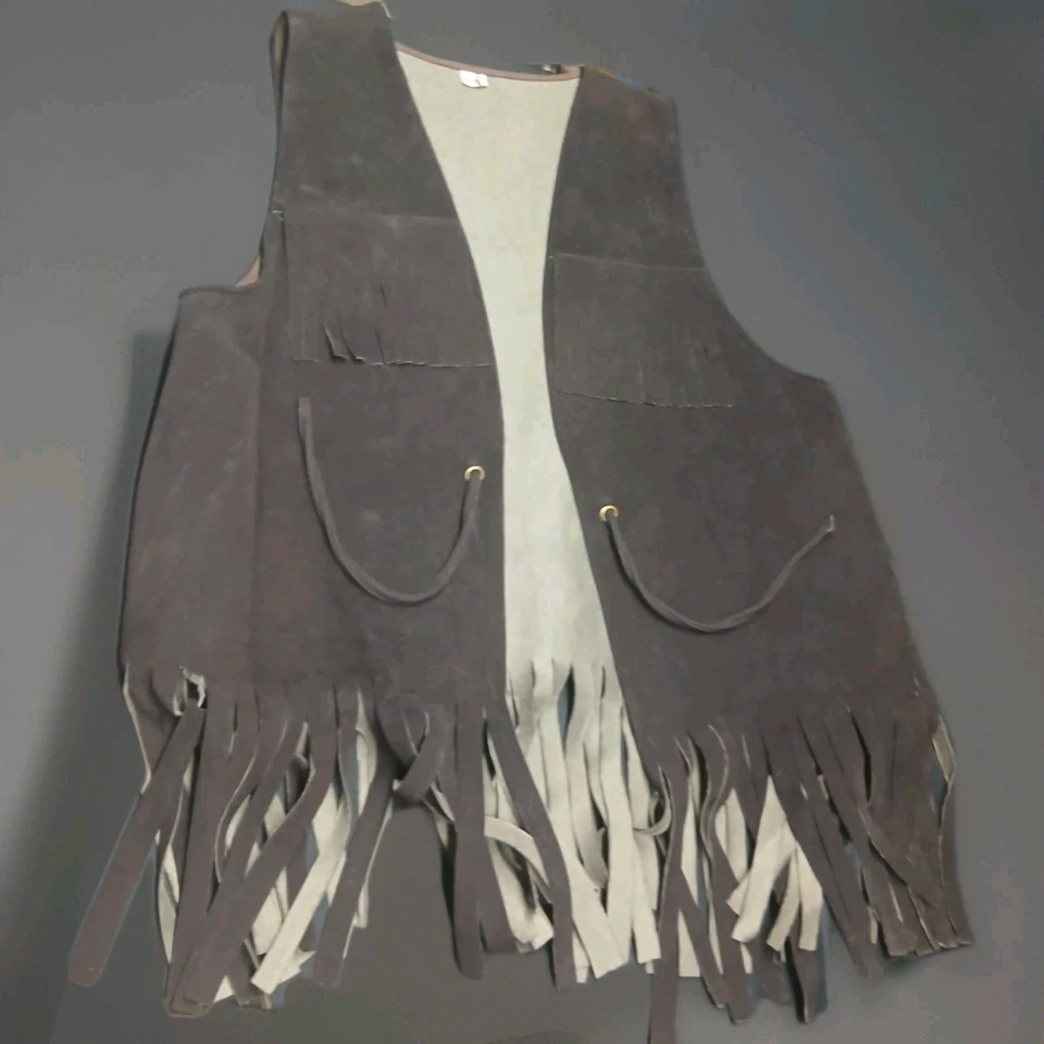 Chaleco con volantes vintage años 60 talla grande sin marca ~ usado  Foto 3 de 4