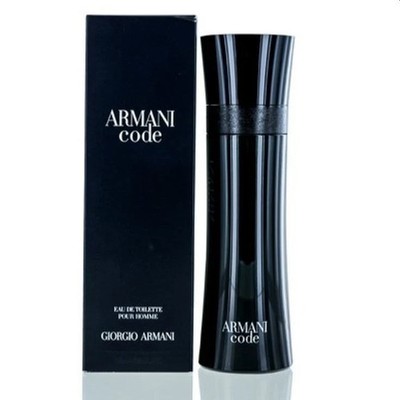 Giorgio Armani Code Pour Homme Eau de Toilette Men's Fragrance Black Bottle 4.2*
