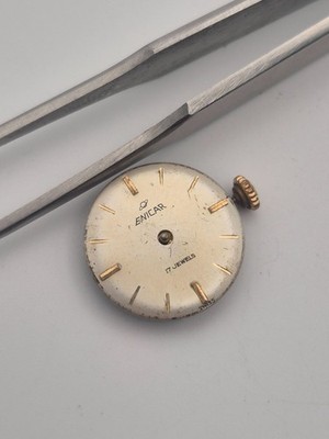 Enicar Vintage Movimento + Corona Enicar zur Reparatur oder Ersatzteile