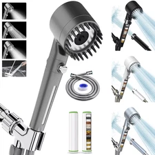FEELSO Handheld Shower Head with Filtered,High Pressure Shower ON/OFF Switch