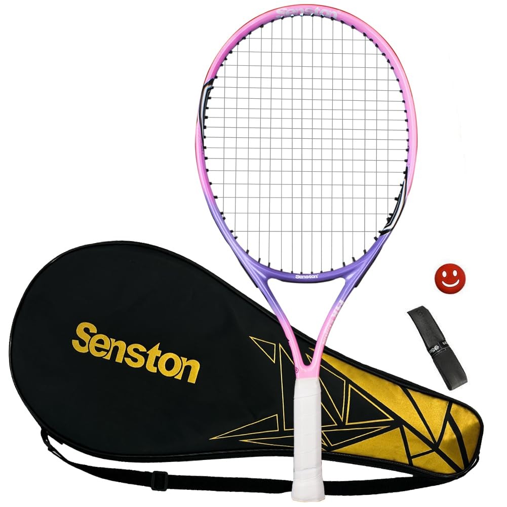 23" Pink Tennis Racket for Kids - Boys & Girls Tennis Equipm