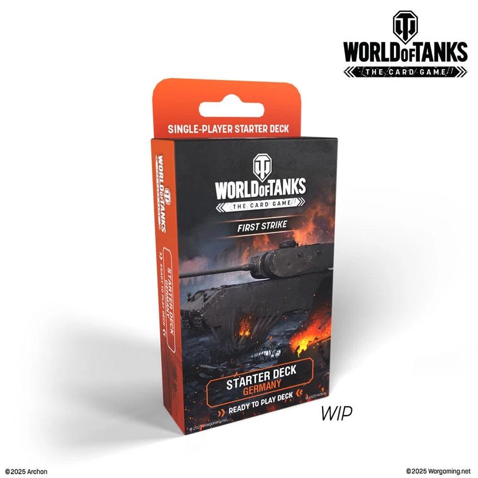 Archon Studio - WOT0002 - World of Tanks TCG First Strike -Starter Deck Deutsch