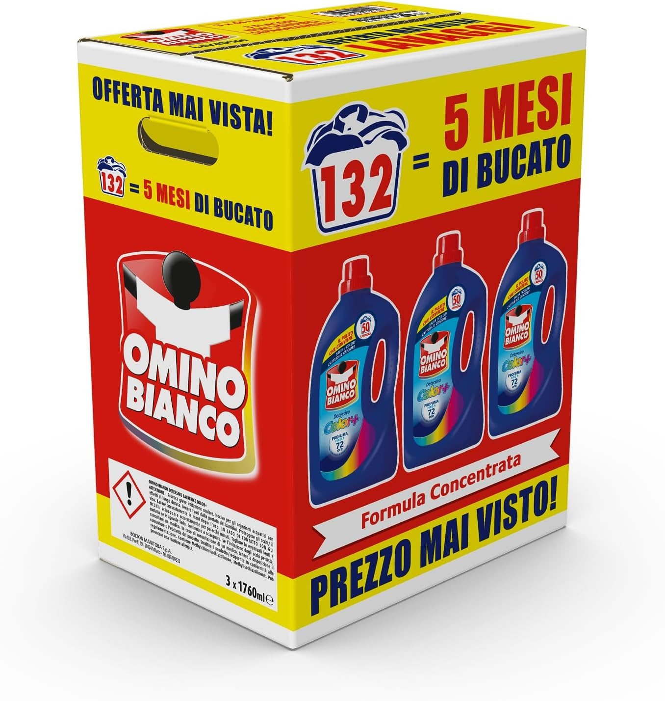 Mantieni i Tuoi Outfit Come Nuovi: Detersivo Color+ 132 Lavaggi