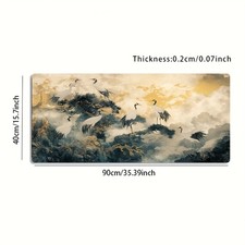 1pc Large-sized Esports Gaming Mouse Pad Featuring a Classical Chinese-style G