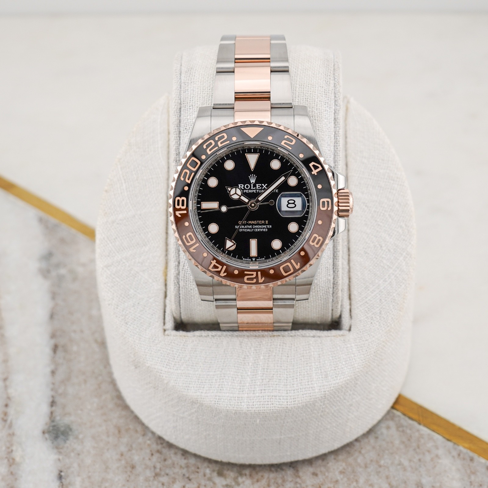Gmt Time Rolex GMT-Master II 126711CHNR Everose Two Tone 18k Rootbeer 2023 | eBay