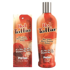 Pro Tan Hot Tottie prickelnde Sonnenbank Br&auml;unungslotion Creme BEUTEL oder FLASCHEN