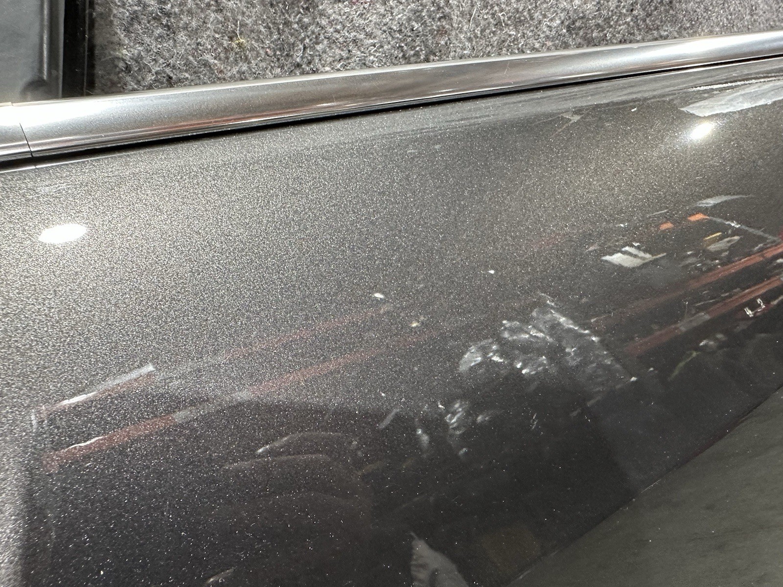 14-19 Maserati Ghibli Front Left Driver Side Door Shell Panel GRAY OEM