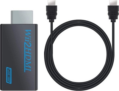 Easy to Use Wii HDMI Adapter 1080p - Plug in and Play für Gaming Enthusiasten