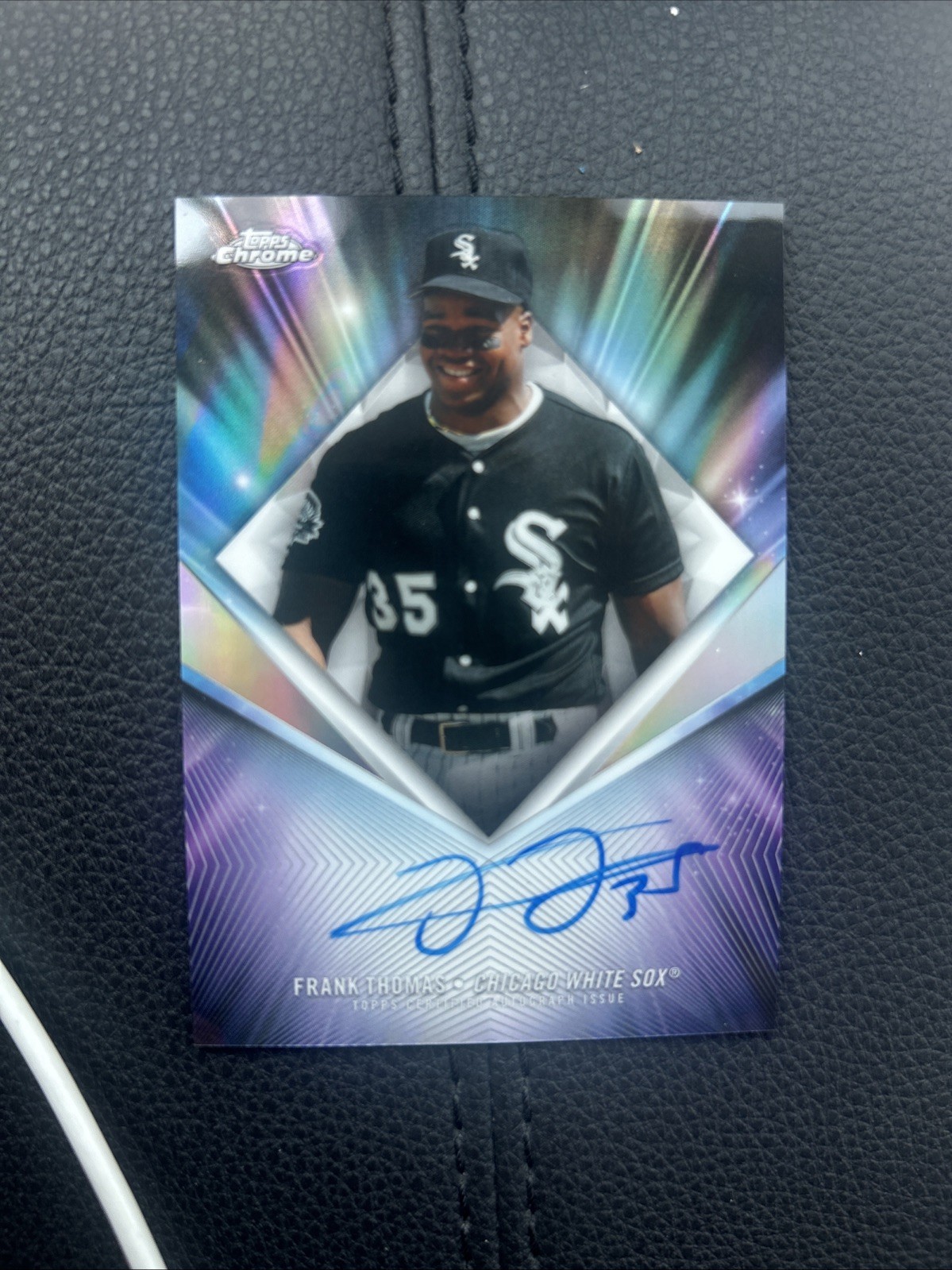 2026 Topps Chrome Frank Thomas 75th Diamond Autograph 75D-FT, Chicago White Sox 