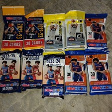 Fat Pack Basketball Lot Of 10 Sealed Wax Packs Panini Hoops 2021 2022 2023 Jumbo