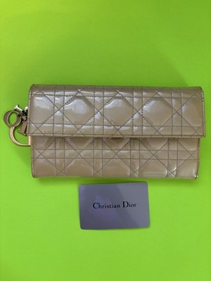 Dior Long Wallet Patent Leather