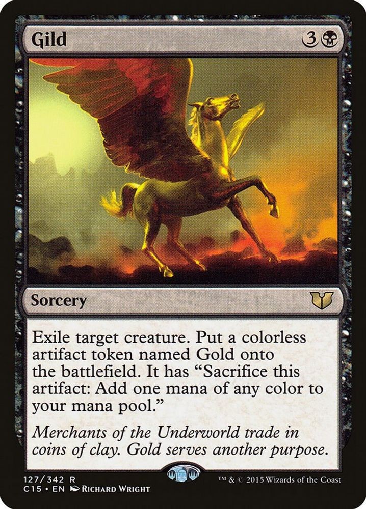 2015 Magic: The Gathering: Commander 2015 - Gild (#127, R, Near Mint)