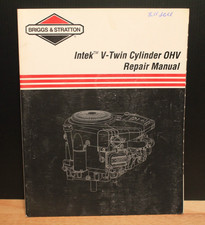 BRIGGS & STRATTON Repair Manual Intek V-Twin Cylinder OHV Engines 273521-5/99