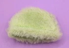 Vintage 1968 Barbie Julia Hat 1960s Mod Light Green Faux Fur "Brrr-Furrr" #1752