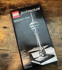 RARE VINTAGE LEGO ARCHITECTURE: Seattle Space Needle 21003 Retired New Sealed