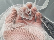 IVORY - SUPER SOFT TULLE NET FABRIC - BRIDAL, EVENTS & DECOR - 150cm wide