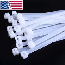 300-1000Pcs Cable Ties Heavy Duty 4" Nylon Wrap Wire Zip UV Resistant UL