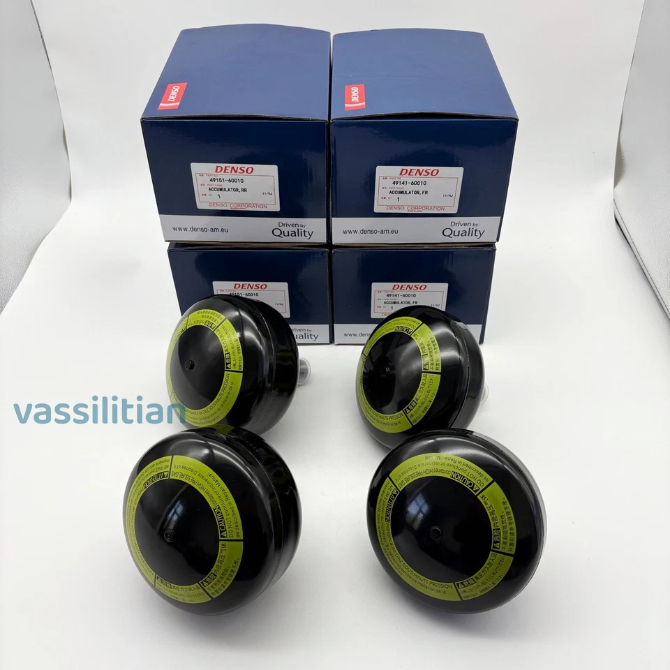 DENSO Toyota Lexus LX470 4* Suspension Accumulator 49141-60010 49151-60010 JAPAN - Imagem 2 de 4