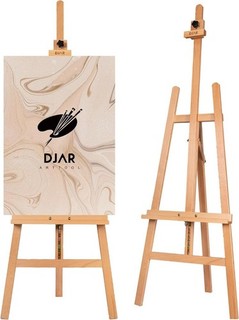 Heavy Duty Adjustable A Frame Wooden Painting Easel