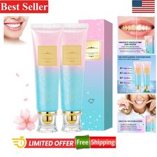 Brightening Niacinamide Toothpaste Duo - Fresh Mint Flavor for Dazzling Smiles