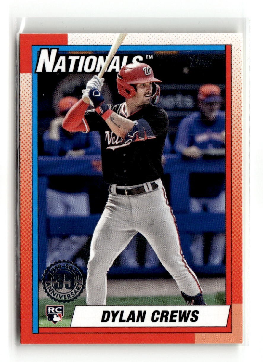 2025 Topps Series 1 - 1990 Topps Baseball Dylan Crews #T90-89 (RC)