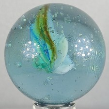 Large Vintage Imported Hybrid Cat's Eye Marble 1.15 Inches Near-Mint Condition