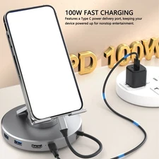 11 In 1 Tablet Docking Station Stand For IOS Pro Tablets