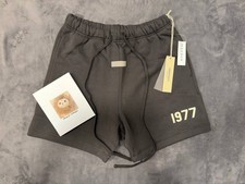 Fear Of God Essentials Shorts 1977 Iron Black/Gray - NEW WITH TAGS XS-XL