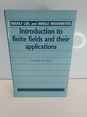 #ad Introduction to Finite Fields and Their Applications hardback book by Lidl $25.99